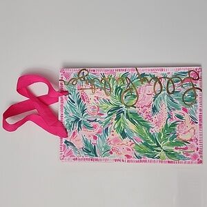 Lilly Pulitzer Pink Green White Paper Reusable Gift Bag